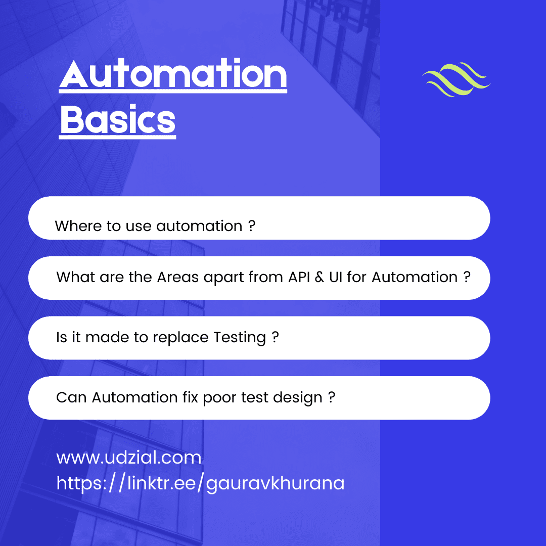 Basics in Automation